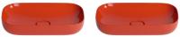 Набор 2 в 1 Wellsee Croquis 150309001, накладные раковины 2 шт, 60 см, красный