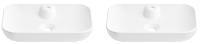 Набор 2 в 1 Wellsee Croquis 2.0 150401001, накладные раковины 2 шт, 60 см