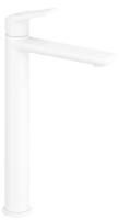 Высокий смеситель для раковины на столешницу Wellsee ICON! for life 182310000, белый