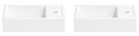 Набор 2 в 1 Wellsee WC Area 151801001, подвесные/накладные раковины 2 шт, 40 см