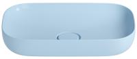 Накладная раковина Wellsee Croquis 150307000, 60 см голубой