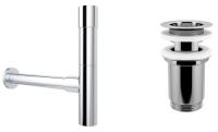Набор 2 в 1 Сифон + выпуск для раковины  Wellsee Drainage System 182114004