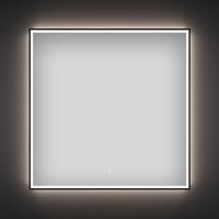 Влагостойкое зеркало с подсветкой для ванной комнаты Wellsee 7 Rays' Spectrum 172200410, 60 х 60 см