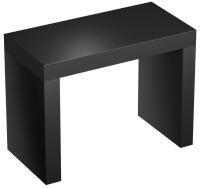 Набор 3 в 1 Wellsee Genuine Tree 162022002, столешница под раковину 1 шт (100 х 50 см), опора для столешницы 2 шт, матовый черный