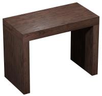 Набор 3 в 1 Wellsee Genuine Tree 162014002, столешница под раковину 1 шт (100 х 50 см), опора для столешницы 2 шт, темный дуб Гварнери