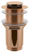 Донный клапан для раковины без перелива Wellsee Drainage System 182137000, латунь, розовое золото