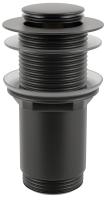 Донный клапан для раковины без перелива Wellsee Drainage System 182135000, латунь, матовый черный
