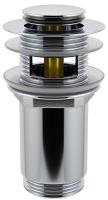 Донный клапан для раковины с переливом Wellsee Drainage System 182129000, латунь