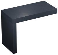 Набор 2 в 1 Wellsee Genuine Tree 162006001, столешница под раковину (100 х 50 см), опора для столешницы, структурный антрацит