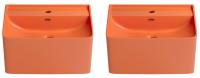 Набор 2 в 1 Wellsee FR.Euphoria 150104001, подвесные раковины 2 шт, 51 см, оранжевый