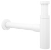 Сифон для раковины Wellsee Drainage System 182123000, латунь, матовый белый