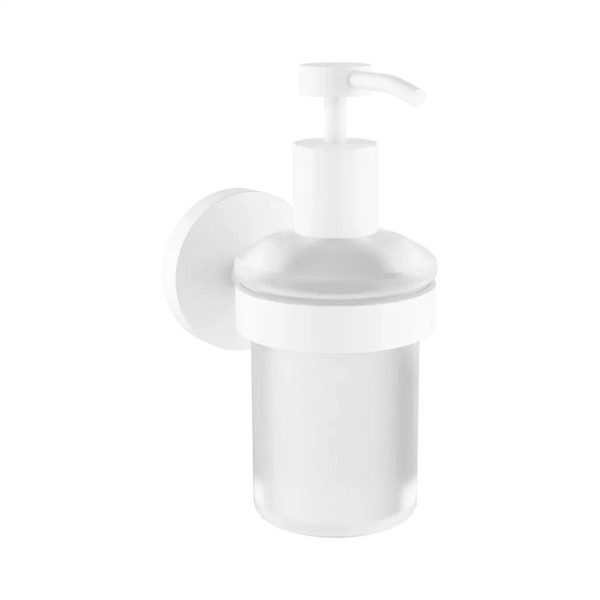 Набор аксессуаров для ванной 2 в 1 Wellsee Finishing Touch: дозатор для мыла и крючок 182515001, белый