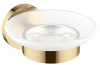 Стеклянная мыльница Wellsee Finishing Touch 182503000, золото