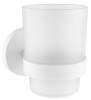Стакан для зубных щеток с держателем Wellsee Finishing Touch 182510000, белый