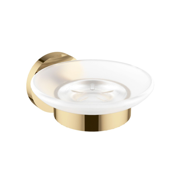 Набор аксессуаров 5 в 1 Wellsee Finishing Touch: дозатор для мыла, мыльница, крючок 2 шт, стакан для щеток (золото) 182513002