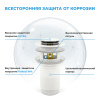 Донный клапан для раковины с переливом Wellsee Drainage System 182133000, латунь, матовый белый