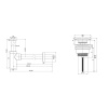 Набор 2 в 1 Сифон для раковины + донный клапан Wellsee Drainage System 182104003