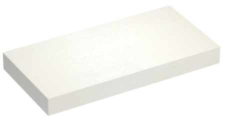 Влагостойкая столешница под накладную раковину Wellsee Genuine Tree 162001000, 80 x 50 см, структурный белый