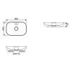 Набор 2 в 1 Wellsee Croquis 2.0 150401001, накладные раковины 2 шт, 60 см Набор 2 в 1 Wellsee Croquis 2.0 150401001, накладные раковины 2 шт, 60 см