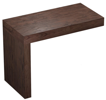 Набор 2 в 1 Wellsee Genuine Tree 162013001, столешница под раковину (80 х 50 см), опора для столешницы, темный дуб Гварнери