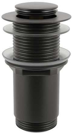 Донный клапан для раковины без перелива Wellsee Drainage System 182135000, латунь, матовый черный