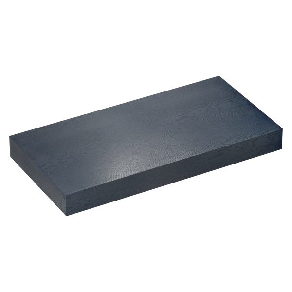 Набор 3 в 1 Wellsee Genuine Tree 162006006, столешница под раковину 1 шт (100 х 50 см, структурный антрацит), полотенцедержатель 2 шт (матовый черный)