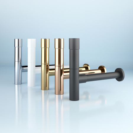 Сифон для раковины Wellsee Drainage System 182116000, латунь, золото