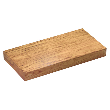 Набор 2 в 1 Wellsee Genuine Tree 162010001, столешница под раковину (100 х 50 см), опора для столешницы, светлый дуб Оксфорд