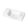 Набор 2 в 1 Wellsee WC Area 151809001, подвесные/накладные раковины 2 шт, 55 см
