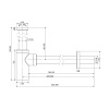 Сифон для раковины Wellsee Drainage System 182106000, латунь, золото Сифон для раковины Wellsee Drainage System 182106000, латунь, золото