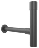 Сифон для раковины Wellsee Drainage System 182115000, латунь, матовый черный