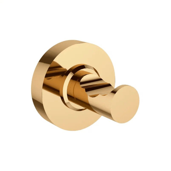 Набор аксессуаров для ванной 2 в 1 Wellsee Finishing Touch: дозатор для мыла и крючок 182513001, золото