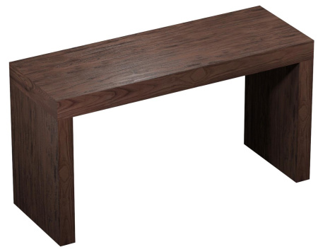 Набор 3 в 1 Wellsee Genuine Tree 162015002, столешница под раковину 1 шт (120 х 50 см), опора для столешницы 2 шт, темный дуб Гварнери