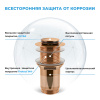 Донный клапан для раковины без перелива Wellsee Drainage System 182137000, латунь, розовое золото