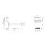 Набор 2 в 1 Сифон + выпуск для раковины Wellsee Drainage System 182109004