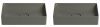 Набор 2 в 1 Wellsee Pure BY Wellsee 150705001, накладные раковины 2 шт, 50 см, антрацит