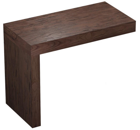 Набор 2 в 1 Wellsee Genuine Tree 162014001, столешница под раковину (100 х 50 см), опора для столешницы, темный дуб Гварнери