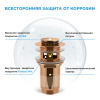 Донный клапан для раковины с переливом Wellsee Drainage System 182132000, латунь, розовое золото