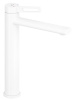 Высокий смеситель для раковины на столешницу Wellsee ONCE! and forever 182410000, белый